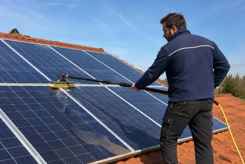 Nettoyage et entretien de panneaux solaires à Propières