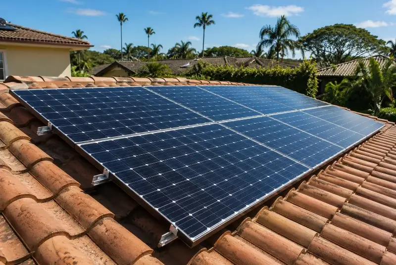 Installation de panneaux solaires à Propières